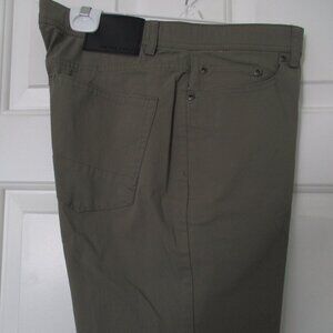 Nickle & Iron Mens Olive Green Cotton Stretch Modern Slim Fit Pant NWOT- 32Wx32L